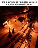 Straßenlampen N Z Laternen Leuchten 2,5cm Beleuchtung Modellbahn 10 Stück S233