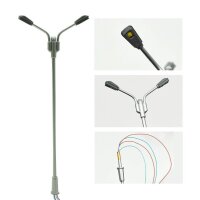 LED Straßenlampen H0 TT Laterne Leuchte 7cm 10cm 12-19V Modellbahn 10 Stück