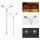LED Straßenlampen H0 TT Laterne Leuchte 7cm 10cm 12-19V Modellbahn 10 Stück