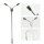 LED Straßenlampen H0 TT Laterne Leuchte 7cm 10cm 12-19V Modellbahn 10 Stück