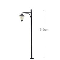LED Straßenlampen H0 TT 6,5cm Lampe Leuchte Laterne Modellbahn 10 Stück S629