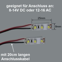Mini LED Beleuchtung Hausbeleuchtung 20cm Kabel Licht Häuser RC H0 TT N 10 Stück