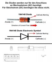 Miniatur Relais bistabil 2 Spulen 2xUM 2 Wechsler 2A 12V 9V - 24V Sockel Dioden