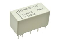 Miniatur Relais bistabil 2 Spulen 2xUM 2 Wechsler 2A 12V 9V - 24V Sockel Dioden
