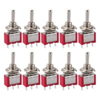 Miniatur Kipptaster Taster 3-Pin (EIN) AUS (EIN) Kippschalter tastend Modellbau