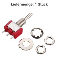 Miniatur Kipptaster Taster 3-Pin (EIN) AUS (EIN) Kippschalter tastend Modellbau