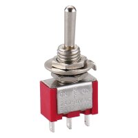 Miniatur Kipptaster Taster 3-Pin (EIN) AUS (EIN) Kippschalter tastend Modellbau