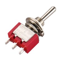 Miniatur Kipptaster Taster 3-Pin (EIN) AUS (EIN) Kippschalter tastend Modellbau