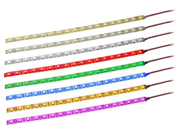 LED Streifen Wasserdicht mit Kabel 24V Selbstklebend Strip 5050 KFZ Beleuchtung