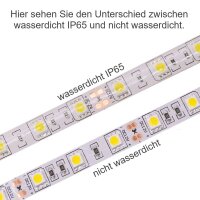 LED Streifen Wasserdicht mit Kabel 24V Selbstklebend Strip 5050 KFZ Beleuchtung