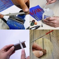 Diamant Nadelfeilen Schlüsselfeilen Set 10 / 5 Mini Diamantfeilen Micro Feilen