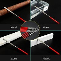 Diamant Nadelfeilen Schlüsselfeilen Set 10 / 5 Mini Diamantfeilen Micro Feilen