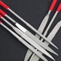 Diamant Nadelfeilen Schlüsselfeilen Set 10 / 5 Mini Diamantfeilen Micro Feilen