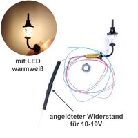 H0 Wandlampen Straßenlampen LED Lampen Leuchten...