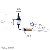 H0 Wandlampen Straßenlampen LED Lampen Leuchten Laterne für Häuser 5 Stück S882