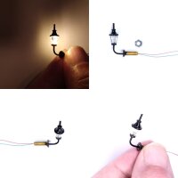 H0 Wandlampen Straßenlampen LED Lampen Leuchten Laterne für Häuser 5 Stück S882