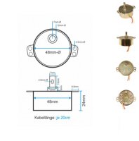 Getriebemotor Langsamläufer Motor 230V AC 1-5RPM Grillmotor Pyramiden Drehteller