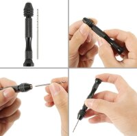 Sortiment Mini Bohrer 0,5-2,0mm Miniaturbohrer mit Handbohrer 10 Stück S090