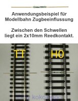 Reedschalter Reedkontakt Mini Reed Kontakt Schließer Miniatur H0 TT N Z 10 Stück