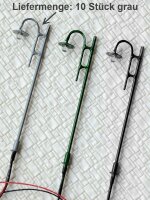 LED Straßenlampen H0 Bogenleuchten 7,5cm...