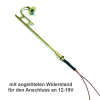 LED Straßenlampen H0 Bogenleuchten 7,5cm Laternen Leuchten Lampen 10 Stück S799