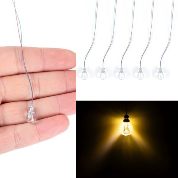 Deckenlampen Hängelampen H0 Lampen Leuchten Häuser Lokschuppen 5 Stück S040