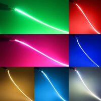 Mini LED Lichterkette 30cm Ø 2mm Filament 360° Licht sehr flexibel Modellbau RC