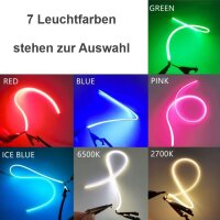 Mini LED Lichterkette 30cm Ø 2mm Filament 360° Licht sehr flexibel Modellbau RC