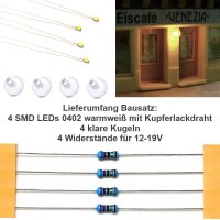 Wandlampen LED Straßenlampen Wandleuchten Kugelleuchte für H0 TT Häuser Gebäude