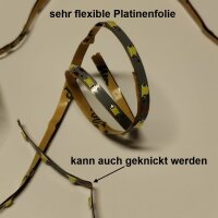 Mini LED Lichterkette 3mm schmal 100cm 90 LEDs Kirmes Markt Häuser Waggons RC