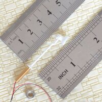 LED Flutlichtstrahler Flutlicht H0 TT Strahler mit Mast Fassadenstrahler 5 Stück Weiß