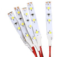 LED Hausbeleuchtung kalt weiß mit Kabel 8-16V Beleuchtung Häuser 10 Stück REPO2