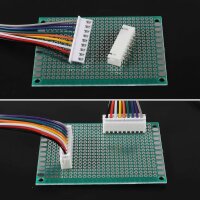 JST-XH 2.5 2.54mm Stecker inkl. 15cm Kabel + XH Buchse 2 3 4 5 6 7 8 9 10 Pin