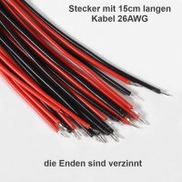 JST-XH 2.5 2.54mm Stecker inkl. 15cm Kabel + XH Buchse 2 3 4 5 6 7 8 9 10 Pin