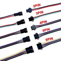 JST SM Stecker Buchse mit Kabel 15cm LED Streifen RC 2 3...
