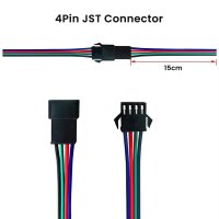 JST SM Stecker Buchse mit Kabel 15cm LED Streifen RC 2 3 4 5 6 Pin Connector 5x