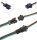 JST SM Stecker Buchse mit Kabel 15cm LED Streifen RC 2 3 4 5 6 Pin Connector 5x