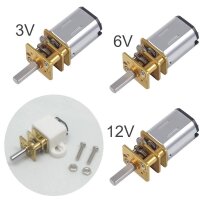Mini Getriebemotor N20 3 6 12V DC 15 30 50 60 100 150 200...