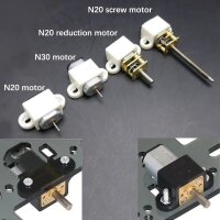 Mini Getriebemotor N20 3 6 12V DC 15 30 50 60 100 150 200 - 1000RPM Modellbau RC