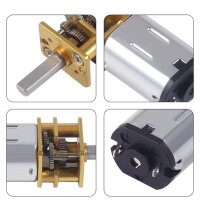 Mini Getriebemotor N20 3 6 12V DC 15 30 50 60 100 150 200 - 1000RPM Modellbau RC