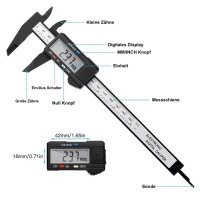 Messschieber Schieblehre Digital Messlehre 0-150 mm LCD Display Anzeige A2033