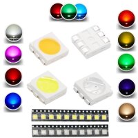 LED 5050 PLCC-6 SMD LEDs 3 Chip 10 20 50 100 Stück...
