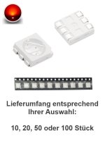 LED 5050 PLCC-6 SMD LEDs 3 Chip 10 20 50 100 Stück Set und RGB 9 Farben AUSWAHL