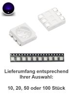LED 5050 PLCC-6 SMD LEDs 3 Chip 10 20 50 100 Stück Set und RGB 9 Farben AUSWAHL