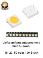 LED 5050 PLCC-6 SMD LEDs 3 Chip 10 20 50 100 Stück Set und RGB 9 Farben AUSWAHL
