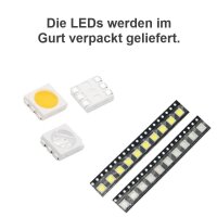 LED 5050 PLCC-6 SMD LEDs 3 Chip 10 20 50 100 Stück Set und RGB 9 Farben AUSWAHL