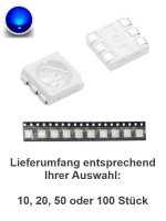 LED 5050 PLCC-6 SMD LEDs 3 Chip 10 20 50 100 Stück Set und RGB 9 Farben AUSWAHL