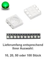 LED 5050 PLCC-6 SMD LEDs 3 Chip 10 20 50 100 Stück Set und RGB 9 Farben AUSWAHL