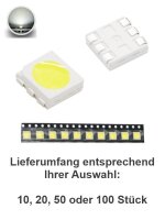 LED 5050 PLCC-6 SMD LEDs 3 Chip 10 20 50 100 Stück Set und RGB 9 Farben AUSWAHL