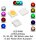 LED 5050 PLCC-6 SMD LEDs 3 Chip 10 20 50 100 Stück Set und RGB 9 Farben AUSWAHL